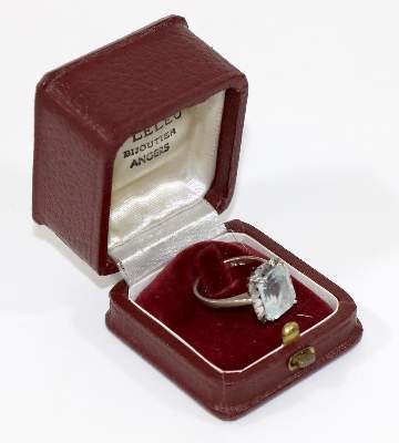 Bild Nr.2: 128-3038 Prächtiger Aquamarinring.: (Schmuck, Ringe)