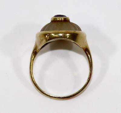 Bild Nr.2: 128-3040 Ring Bergkristall Amethyst.: (Schmuck, Ringe)