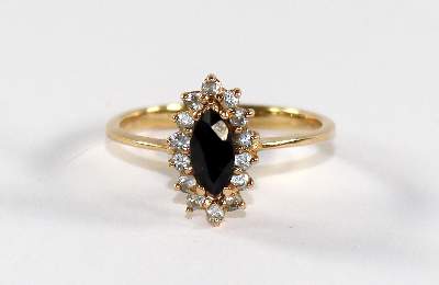 Bild Nr.1: 128-3043 Saphirring.: (Schmuck, Ringe)