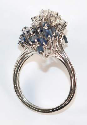 Bild Nr.2: 128-3045 Saphir-Ring.: (Schmuck, Ringe)