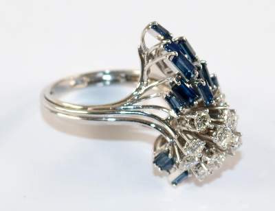 Bild Nr.3: 128-3045 Saphir-Ring.: (Schmuck, Ringe)