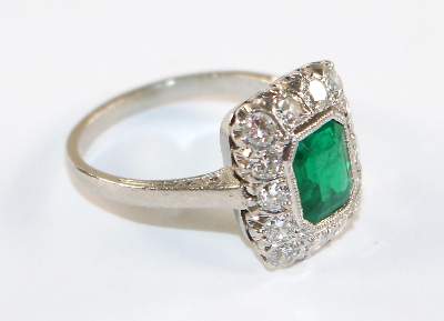 Bild Nr.2: 128-3049 Smaragd-Ring.: (Schmuck, Ringe)