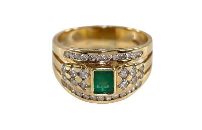 Bild Nr.4: 128-3082 Smaragdset 750 GG: (Schmuck)