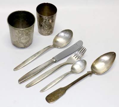 Bild Nr.1: 128-3130 Silber u. Versilbertes.: (Silber)