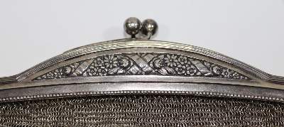 Bild Nr.3: 128-3132 Theatertasche Jugendstil.: (Silber)