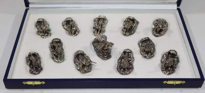 Bild Nr.2: 128-3133 Tischkartenhalter Mazzetti: (Silber)