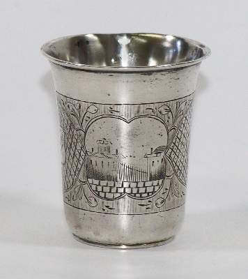 Bild Nr.1: 128-3134 Vodkabecher Moskau: (Silber)