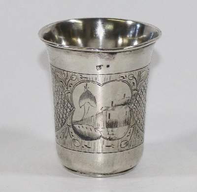 Bild Nr.2: 128-3134 Vodkabecher Moskau: (Silber)