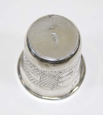 Bild Nr.3: 128-3134 Vodkabecher Moskau: (Silber)