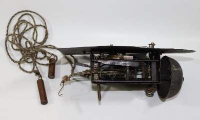 Bild Nr.3: 128-3185 Vorderzappler, Räderuhr u.: (Uhren, Wanduhren)