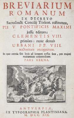 Bild Nr.1: 128-326 Breviarium romanum: (Alte Drucke, Handschriften und Theologie)
