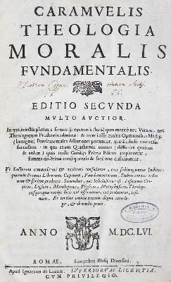 Bild Nr.1: 128-346 Caramuel y Lobkowitz,J.: (Alte Drucke, Handschriften und Theologie)
