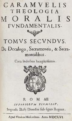 Bild Nr.2: 128-346 Caramuel y Lobkowitz,J.: (Alte Drucke, Handschriften und Theologie)
