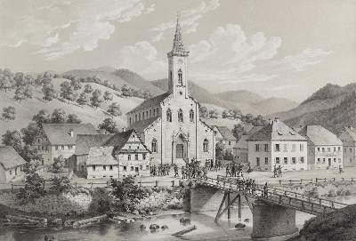 Bild Nr.1: 128-3510 Weisenbach.: (Deutschland, Revolution 1848/49 - Vormärz - Politik, Murgtal)