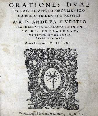 Bild Nr.1: 128-359 Dudith,A.: (Alte Drucke, Handschriften und Theologie)