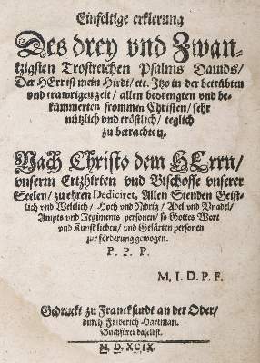 Bild Nr.1: 128-365 Einfeltige erklerung: (Alte Drucke, Handschriften und Theologie)