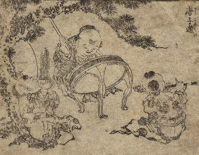 Bild Nr.1: 128-3669 Hokusai, Katsushika: (Ausland, Japan)
