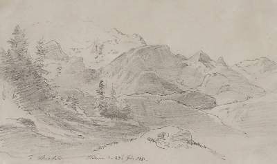Bild Nr.1: 128-3887 Steinfeld d.J., Franz: (Künstlergraphik, Alpen)