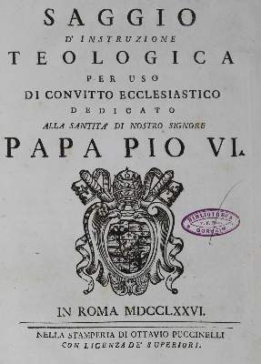 Bild Nr.1: 128-389 (Gerdil,G.S.).: (Alte Drucke, Handschriften und Theologie)