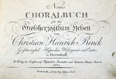 Bild Nr.1: 128-390 Rinck,C.H.: (Gesangbücher, Hessen)