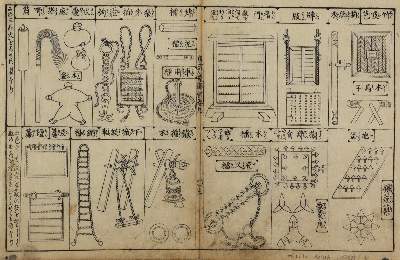 Bild Nr.2: 128-3996 Landwirtschaft.: (Künstlergraphik, China)