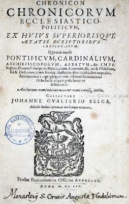 Bild Nr.2: 128-402 Gualterius,J. (d.i. J.Gruter).: (Alte Drucke, Handschriften und Theologie)