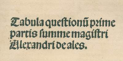 Bild Nr.2: 128-405 Hales,A.de.: (Alte Drucke, Handschriften und Theologie)