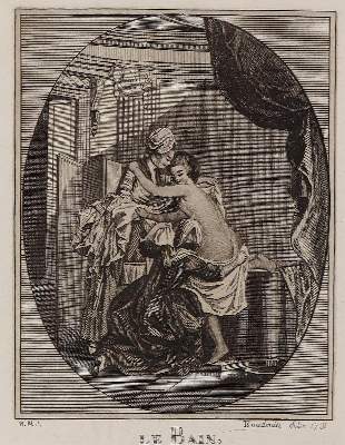 Bild Nr.2: 128-4105 Sammlung: (Künstlergraphik, Erotika - Galantes)