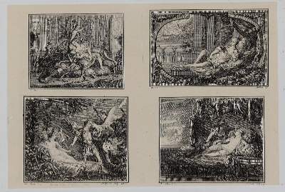 Bild Nr.7: 128-4105 Sammlung: (Künstlergraphik, Erotika - Galantes)