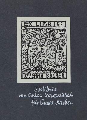 Bild Nr.2: 128-4110 Kokoschka, Oskar: (Künstlergraphik, Exlibris)