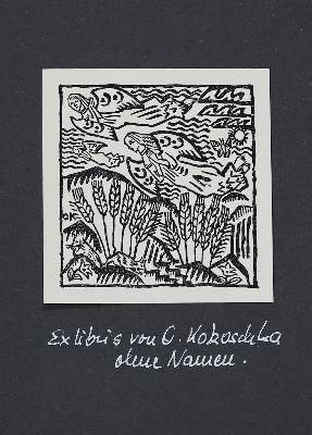 Bild Nr.3: 128-4110 Kokoschka, Oskar: (Künstlergraphik, Exlibris)