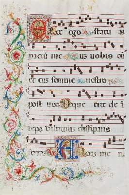 Bild Nr.1: 128-415 Antiphonar.: (Handschriften, Initialen)