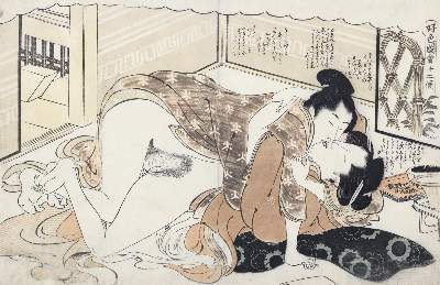 Bild Nr.1: 128-4301 Shunchô, Katsukawa: (Künstlergraphik, Japan)