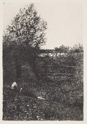 Bild Nr.1: 128-4412 Leibl, Wilhelm: (Künstlergraphik)