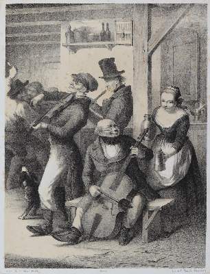 Bild Nr.1: 128-4510 Menzler, Wilhelm: (Künstlergraphik, Musik)
