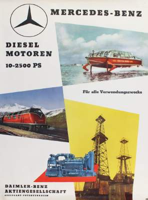 Bild Nr.1: 128-4555 Mercedes-Benz.: (Künstlergraphik, Plakate, Auto)