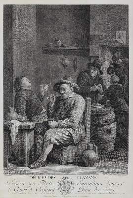 Bild Nr.2: 128-4580 Teniers, David d.J.: (Künstlergraphik, Raucher)