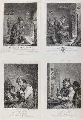 Bild Nr.3: 128-4580 Teniers, David d.J.: (Künstlergraphik, Raucher)