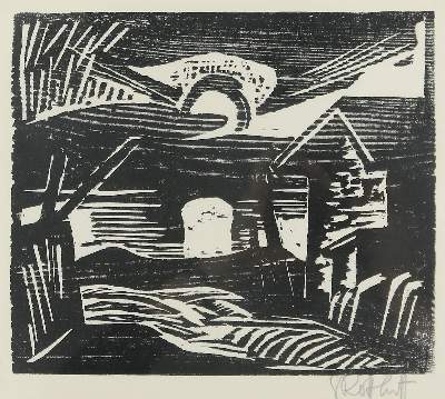 Bild Nr.1: 128-4673 Schmidt-Rottluff, Karl: (Künstlergraphik)