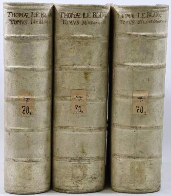 Bild Nr.2: 128-469 Le Blanc,T.: (Alte Drucke, Handschriften und Theologie)