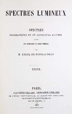 Bild Nr.1: 128-47 Lecoq de Boisbaudran,P.E.: (Aus der Sammlung Professor Dr.Dr.Johannes Büttner Teil 1)