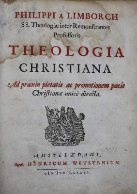 Bild Nr.1: 128-472 Limborch,P.v.: (Alte Drucke, Handschriften und Theologie)