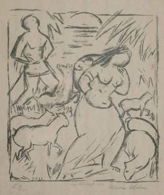 Bild Nr.1: 128-4784 Uhden, Maria: (Künstlergraphik)