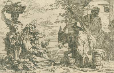 Bild Nr.1: 128-4827 Wael, Jan Baptiste de: (Künstlergraphik)