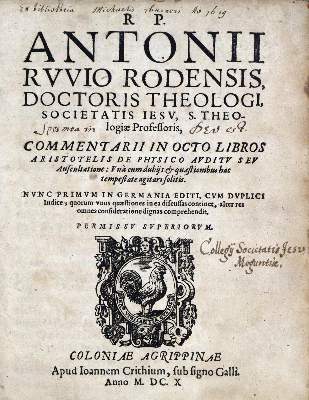 Bild Nr.1: 128-559 Rubio,A.: (Alte Drucke, Handschriften und Theologie)