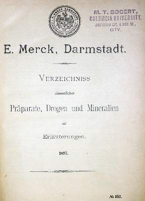 Bild Nr.1: 128-56 Merck,E.: (Aus der Sammlung Professor Dr.Dr.Johannes Büttner Teil 1)