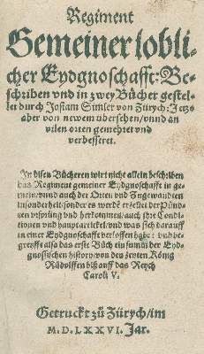 Bild Nr.1: 128-581 Simler,J.: (Schweiz)