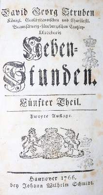 Bild Nr.1: 128-593 Struben,D.G.: (Alte Drucke, Handschriften und Theologie)