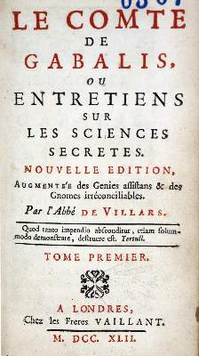 Bild Nr.1: 128-656 (Montfaucon) de Villars,(N.P.H.de).: (Grenzwissenschaften und Okkultismus)