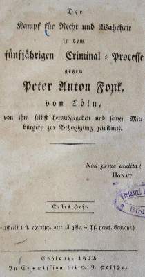 Bild Nr.1: 128-681 Fonck,P.A.: (Juridica und Kriminologie)